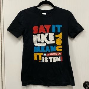 The Starting Line band tshirt